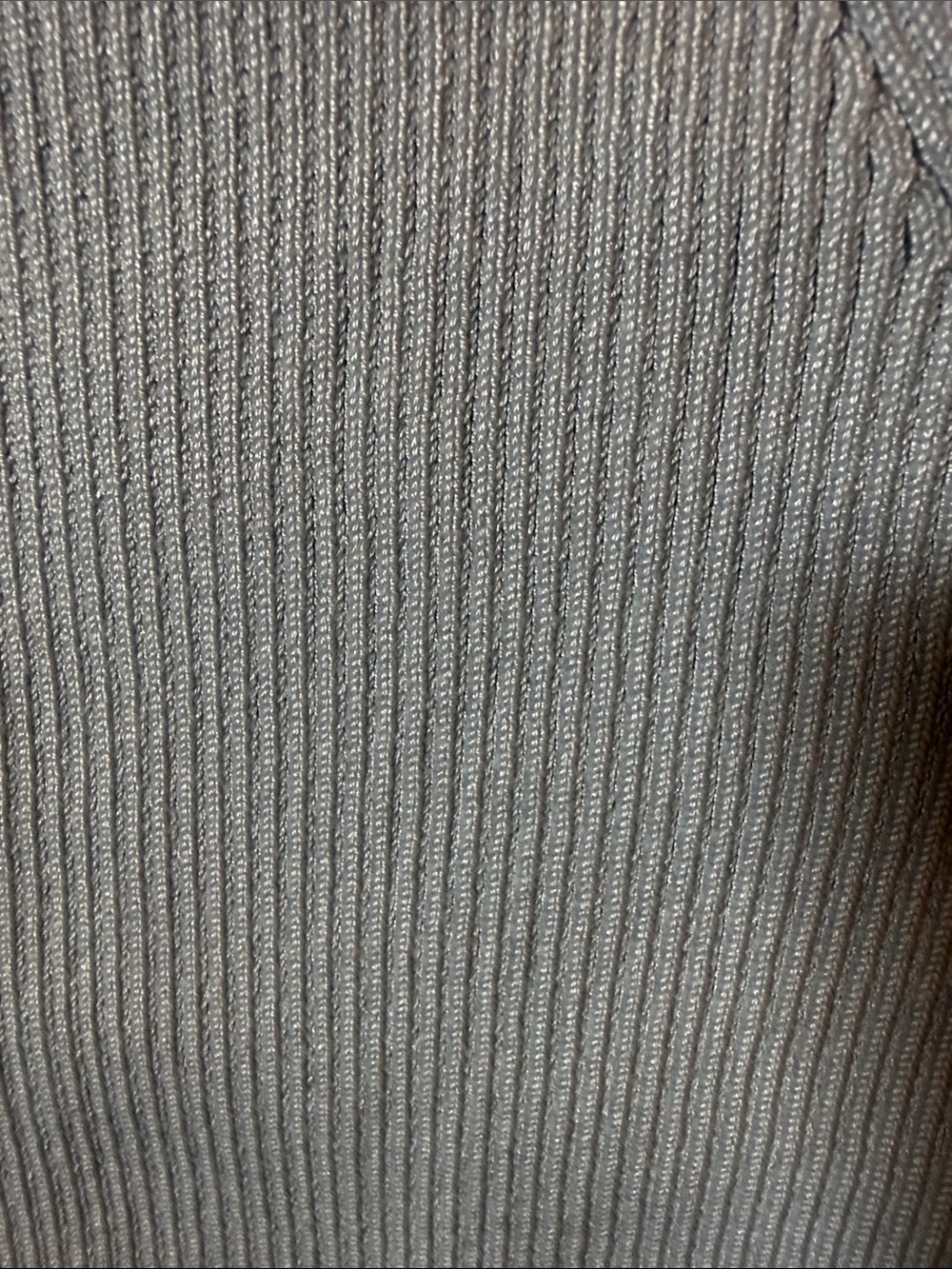 Ann Taylor Factory Light Blue Ribbed V-Neck Knit Tank - Picture 4 of 5